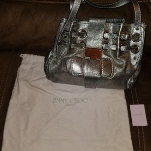 AUTHENTIC RARE SILVER COLOR Jimmy Choo Ramona